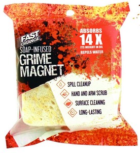 FAST ORANGE® Grime Magnet 1 sponge, flow wrap pack